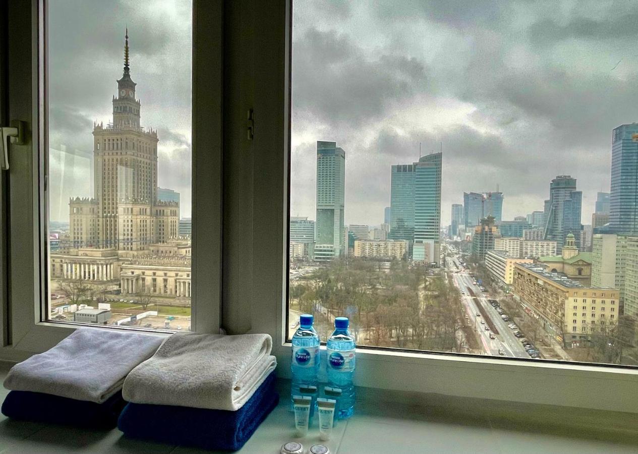 Super Apartament Blue Scisle Centrum Dwie Linie Metra Netflix Wifi 300 Mbs Panorama Miasta Varsavia Esterno foto
