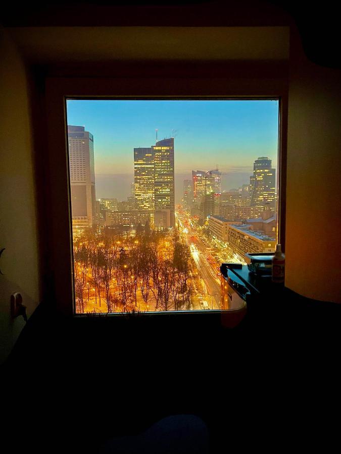 Super Apartament Blue Scisle Centrum Dwie Linie Metra Netflix Wifi 300 Mbs Panorama Miasta Varsavia Esterno foto