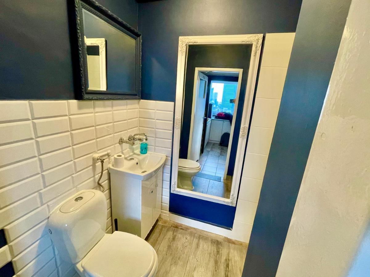 Super Apartament Blue Scisle Centrum Dwie Linie Metra Netflix Wifi 300 Mbs Panorama Miasta Varsavia Esterno foto