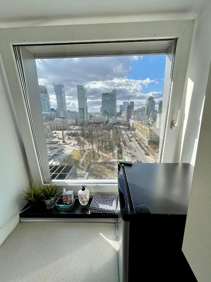 Super Apartament Blue Scisle Centrum Dwie Linie Metra Netflix Wifi 300 Mbs Panorama Miasta Varsavia Esterno foto